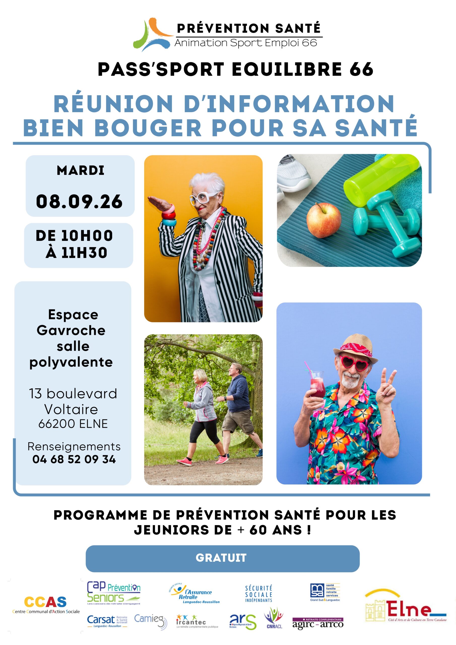 Réunion d'information bien bouger pour sa santé