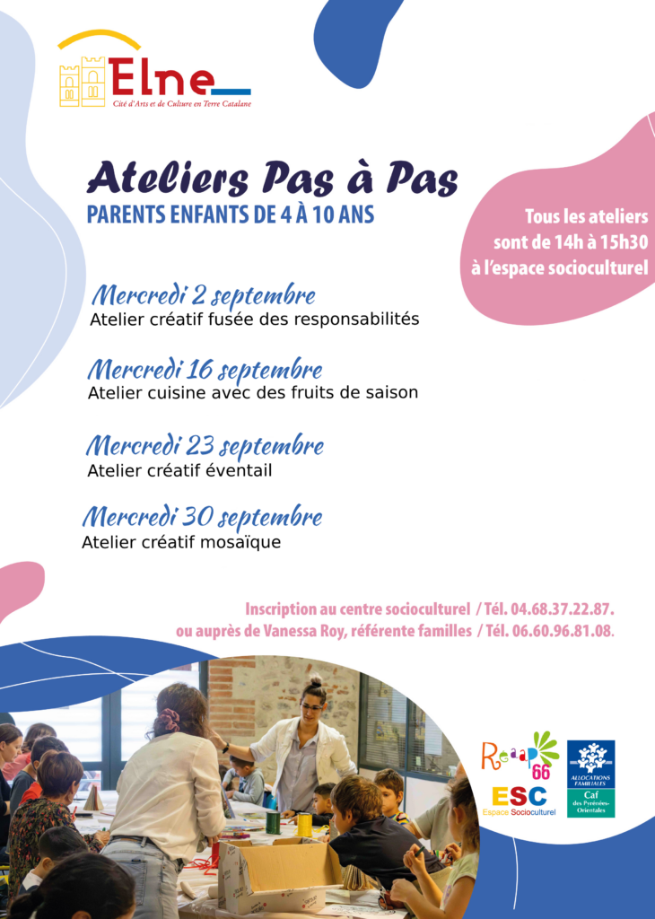 Ateliers Pas à Pas septembre